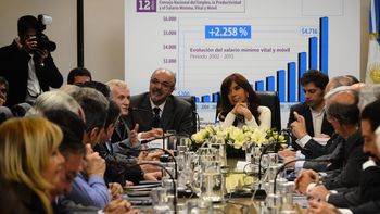 el sueldo minimo aumentara un 28,5% a $6060: sera en dos cuotas el sueldo minimo aumentara un 28,5% a $6060: sera en dos cuotas