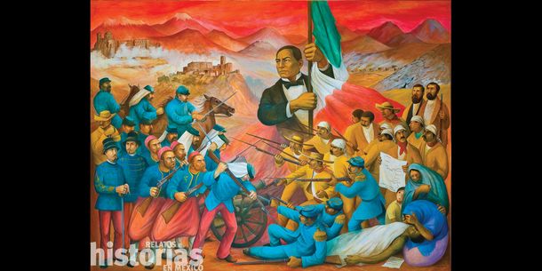 El presidente Benito Juárez anuncia a la nación las Leyes de Reforma en 1859.