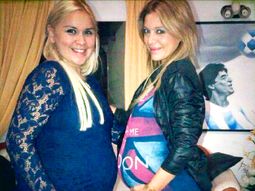 Evangelina Anderson saludó a su amiga Verónica Ojeda