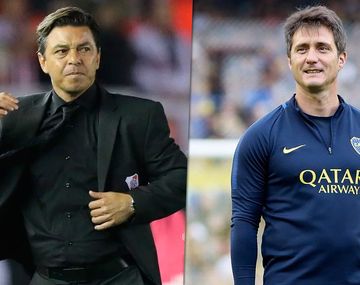 Formaciones confirmadas: cinco volantes en River; Andrada y Buffarini en Boca