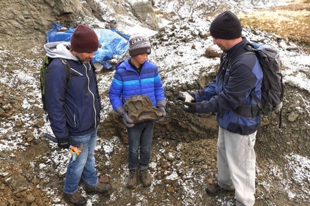 Canadá: un chico salió de excursión y descubrió un dinosaurio de 69 millones de años
