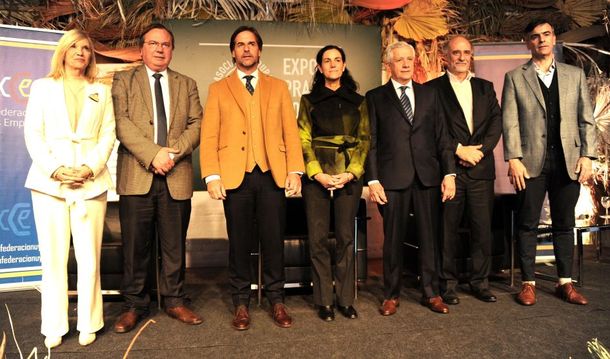 Los ministros del gabinete de Luis Lacalle Pou defendieron la gestión en la Expo Prado 2023.