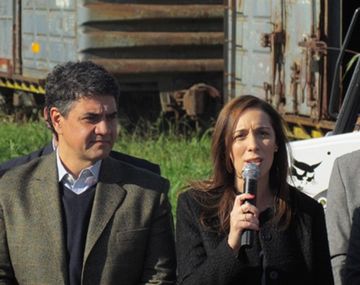 Jorge Macri y María Eugenia Vidal, imagen de archivo