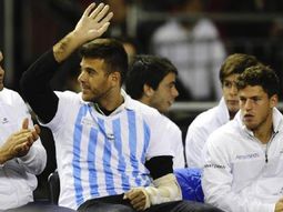 del potro dijo presente en el partido de dobles de la copa davis del potro dijo presente en el partido de dobles de la copa davis