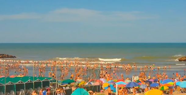 El video del meteotsunami en una de las playas más populares de Mar del Plata
