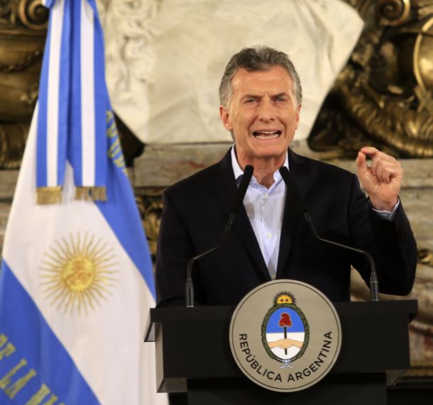 Mauricio Macri en Casa de Gobierno