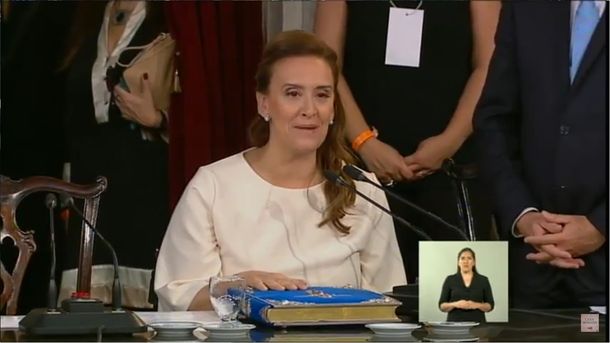 VIDEO: Así juró Gabriela Michetti como vicepresidenta