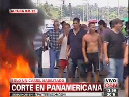 levantaron el corte en la panamericana en el km 23 levantaron el corte en la panamericana en el km 23