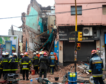 Se derrumbó una casa durante la tormenta en Constitución