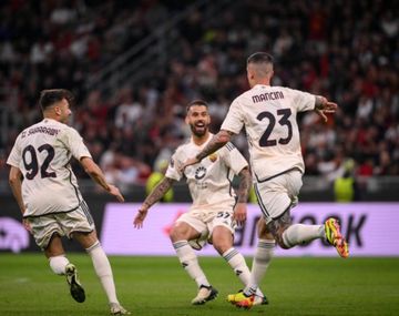 Roma se impuso 1-0 ante Milan por los cuartos de final de la Europa League