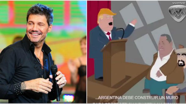 Marcelo Tinelli publicó un divertido video animado con Donald Trump, Luis D´Elía y Fernando Esteche