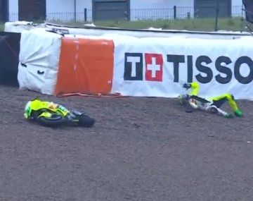 El escalofriante accidente que sufrió un piloto italiano en el GP de Alemania