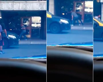 VIDEO: Violenta pelea entre dos automovilistas en Rosario