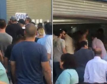 Incidentes en la sede porteña del Soeme por una interna gremial
