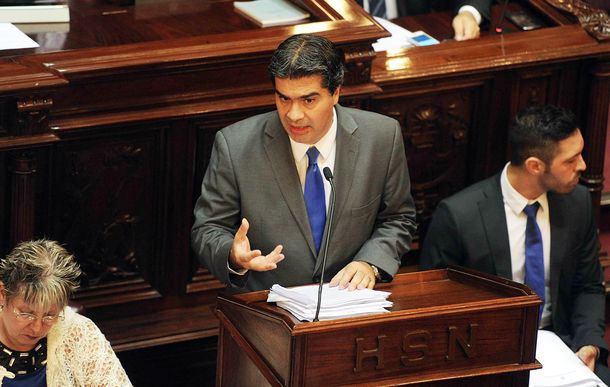 Capitanich brinda su informe de gestión en la Cámara de Diputados
