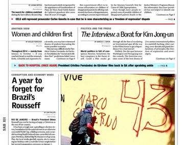 Mirá las tapas de los diarios