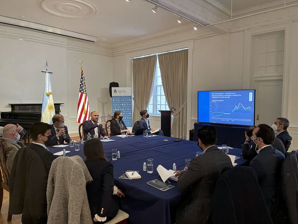 Martín Guzmán presentó las proyecciones macroeconómicas a fondos de inversión en Nueva York