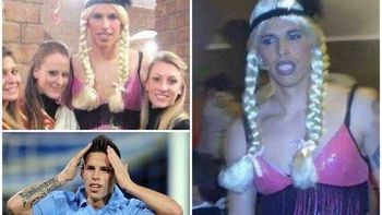 escandalo en italia: un jugador del napoli se disfrazo de mujer escandalo en italia: un jugador del napoli se disfrazo de mujer