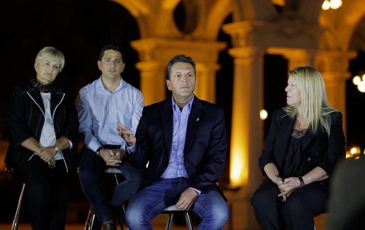 Sergio Massa y Margarita Stolbizer encabezaron una conferencia de prensa