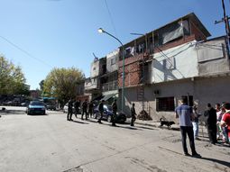 El lugar donde mataron a los tres hermanos y su amigo. Foto: Nicolas Savine