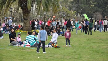 clima agradable en primavera