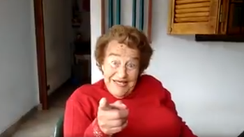 La mamá de Baldassi grabó un divertido video en elq eu se acordó de las mamás de los hinchas La mamá de Baldassi grabó un divertido video en elq eu se acordó de las mamás de los hinchas