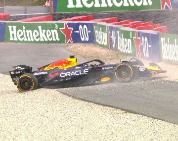 Max Verstappen se fue a la grava en la Práctica Libre 1 del GP de Países Bajos