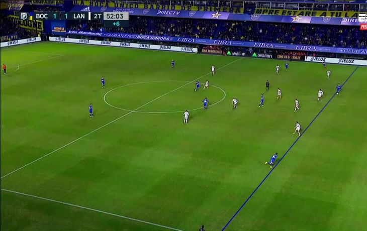 Polémica por el gol de Boca ante Lanús: ¿estaba habilitado?