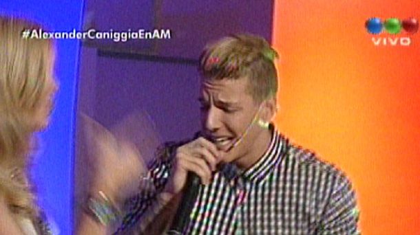 Alexander Caniggia debutó en el canto... Escuchalo