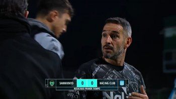 el fuerte cruce entre lisandro lopez y fernando gago en sarmiento-racing el fuerte cruce entre lisandro lopez y fernando gago en sarmiento-racing