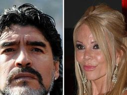 El saludo hot entre Maradona y Alfano en Viva la Tarde