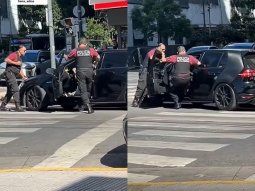 video: un conductor atropello a policias y se dio a la fuga en villa urquiza