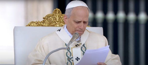 Así fue la entronización del papa León XIV