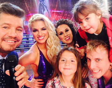 La hija del Polaco derritió de ternura la pantalla chica al saludar a Tinelli