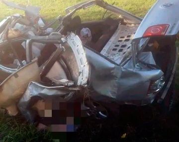 Trágico accidente en la Autopista del Oeste: murieron un hombre y sus dos hijos