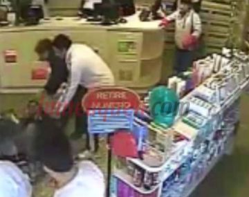 Un borracho quiso robar una farmacia