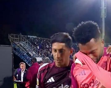 Borja se retiró lesionado y llorando ante Gimnasia