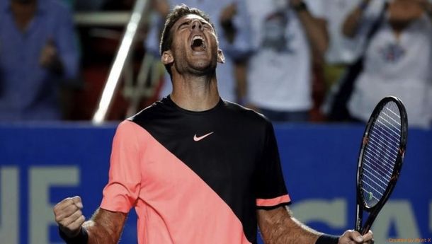 Alarma para Del Potro: su maldita muñeca izquierda lo bajó del Masters de Toronto