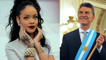 Rihanna le preguntó a Macri sobre sus planes para fomentar la educación Rihanna le preguntó a Macri sobre sus planes para fomentar la educación