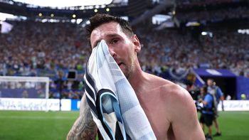La emoción de Lionel Messi tras la remontada histórica de la Selección Argentina ante Egipto. La emoción de Lionel Messi tras la remontada histórica de la Selección Argentina ante Egipto.