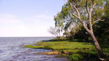 El pequeño pueblo rural y costero a orillas del Río de la Plata. El pequeño pueblo rural y costero a orillas del Río de la Plata.