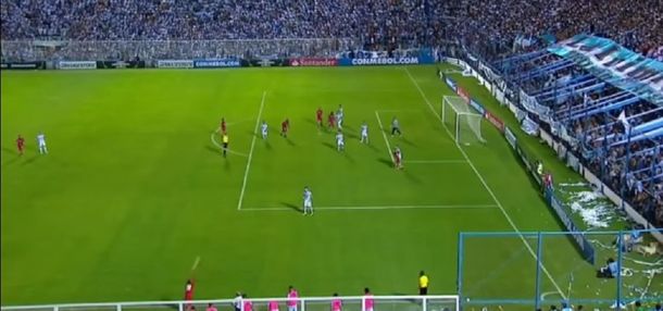 Desde este lateral surgió el gol de El Nacional