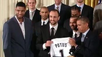 el encuentro de manu ginobili con barack obama el encuentro de manu ginobili con barack obama