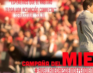 Independiente calienta el clásico ante Racing con La campaña del miedo