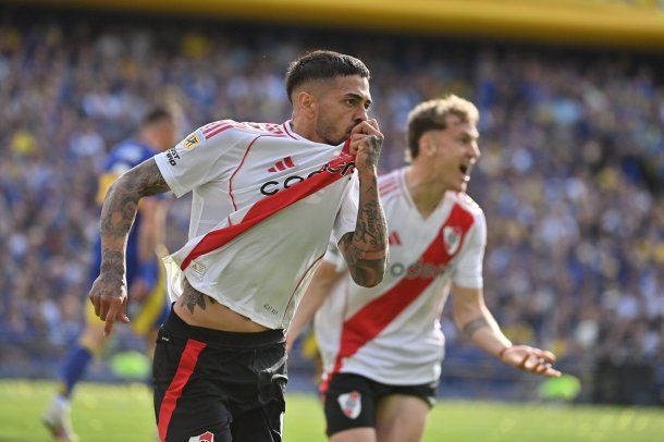 Superclásico: el gol de Manuel Lanzini para el 1-0 de River ante Boca