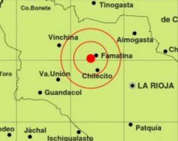 Un sismo de 5,9 de magnitud sacudió el territorio riojano.