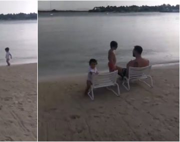 El primer video de la luna de miel de Messi y Antonela