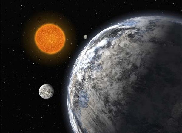 Reconstrucción artística de planetas nuevos