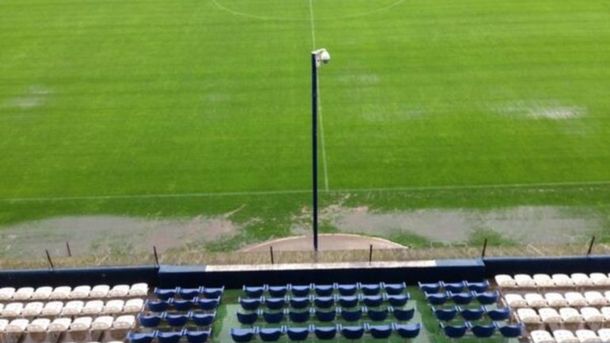 Por la lluvia, se suspendió el partido entre Gimnasia y Colón