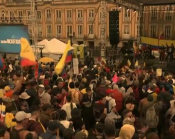 Marcha en Colombia tras amenazas de Donald Trump a Gustavo Petro.